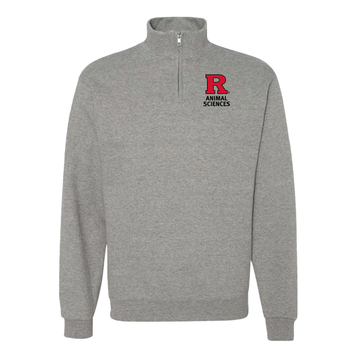 Unisex Quarter Zip Sweatshirt Rutgers Animals Sciences