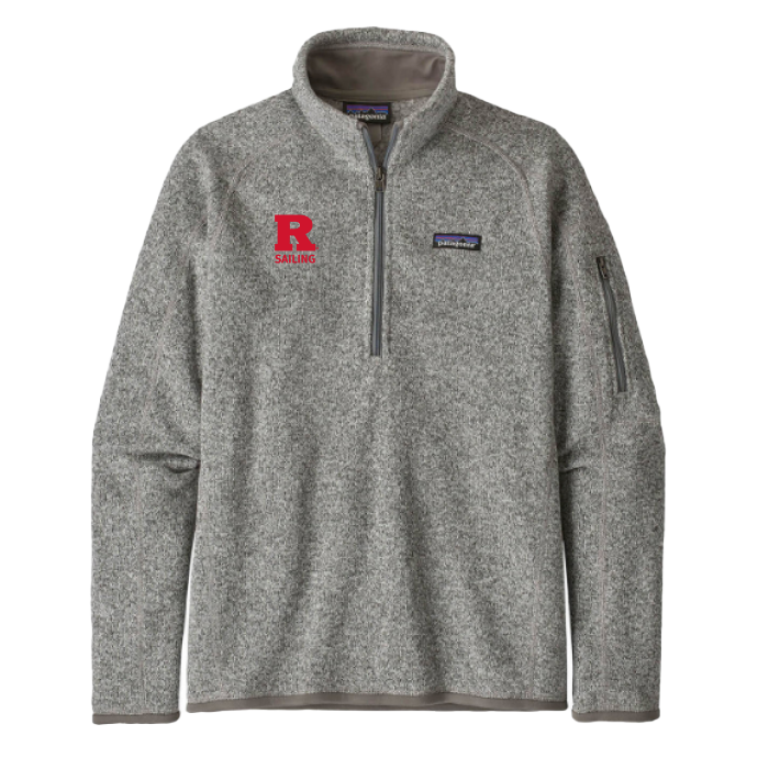 Women's Better Sweater Quarter Zip Fleece Rutgers Sailing