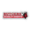 Rutgers Scarlet Knights 4-Inch Wide NCAA Durable School Spirit Vinyl Decal Sticker R & R INC.