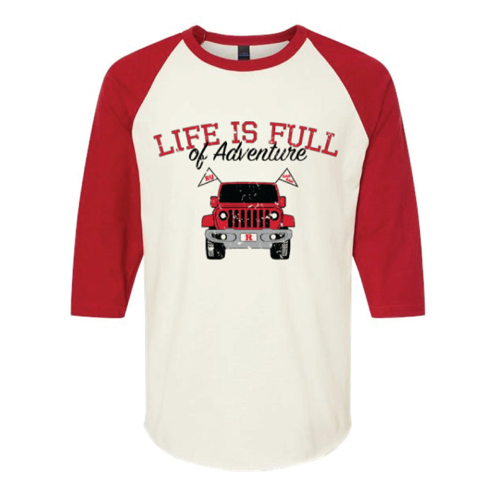 Life is Full of Adventure Raglan T-Shirt Knight & Day Apparel