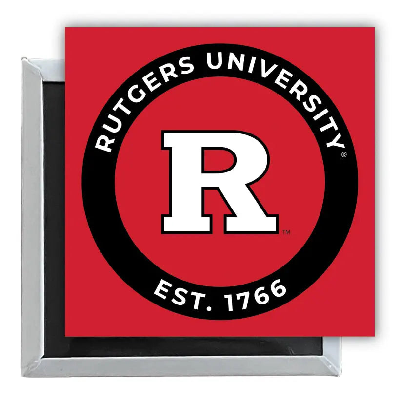 Rutgers Scarlet Knights 2.5"x 2.5" Fridge Magnet Officially Licensed Collegiate Product R & R INC.