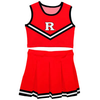 Rutgers State University Scarlet Knights Vive La Fete Game Day Red Sleeveless Cheerleader Set Vive La Fête - Online Apparel Store