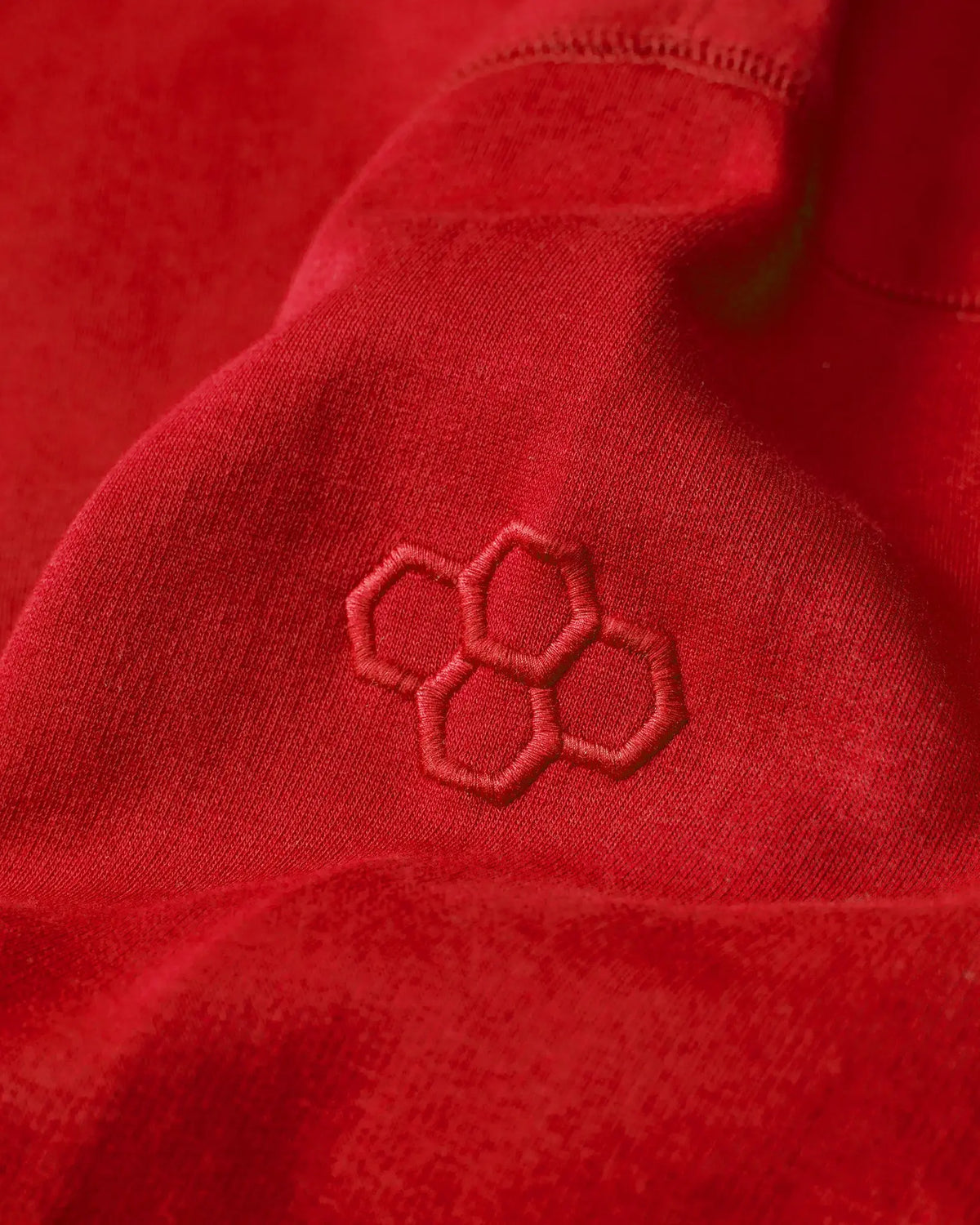 Comfort Fleece Hoodie - Red RUDIS