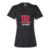 Ladies' Relaxed Jersey V-Neck T-Shirt Alumni