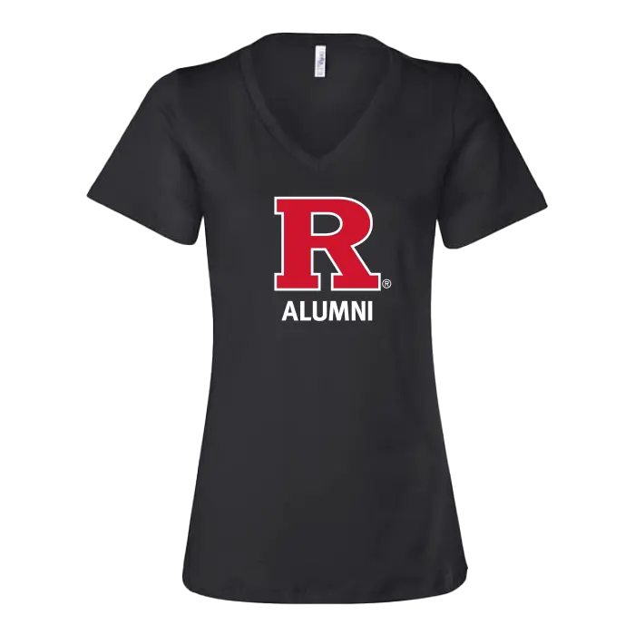 Ladies' Relaxed Jersey V-Neck T-Shirt Alumni