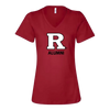 Ladies' Relaxed Jersey V-Neck T-Shirt Alumni