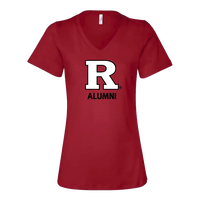 Ladies' Relaxed Jersey V-Neck T-Shirt Alumni
