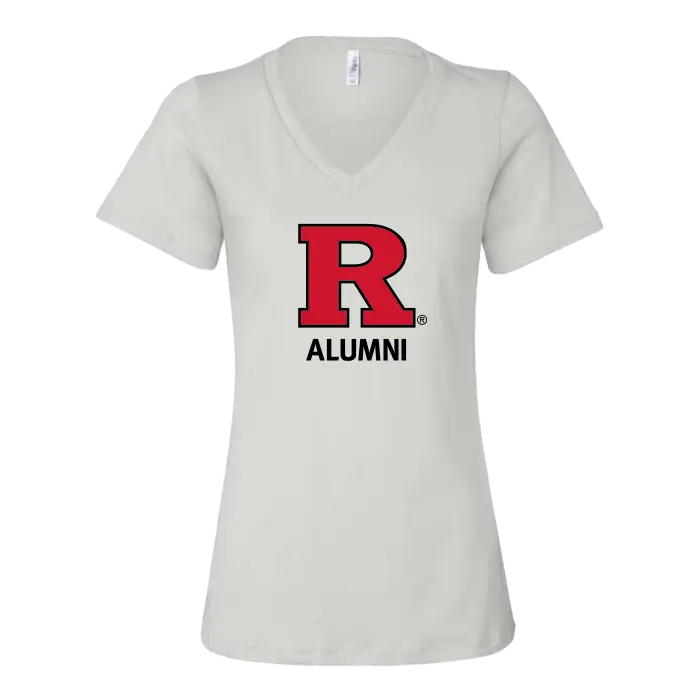 Ladies' Relaxed Jersey V-Neck T-Shirt Alumni