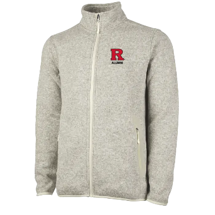Men's Heathered Fleece Jacket Alumni
