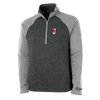 Quarter Zip Heathered Fleece Alumni
