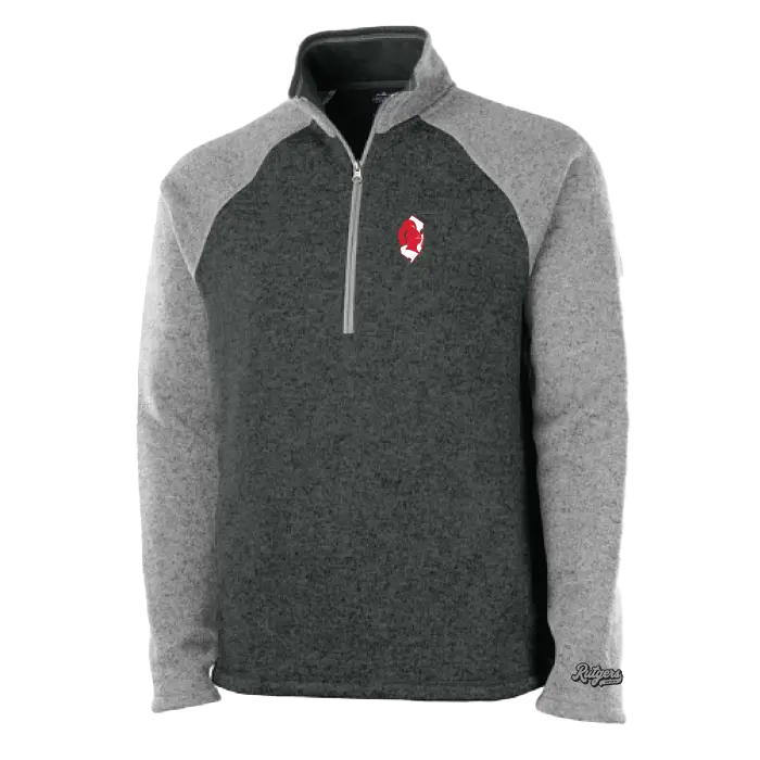Quarter Zip Heathered Fleece Alumni
