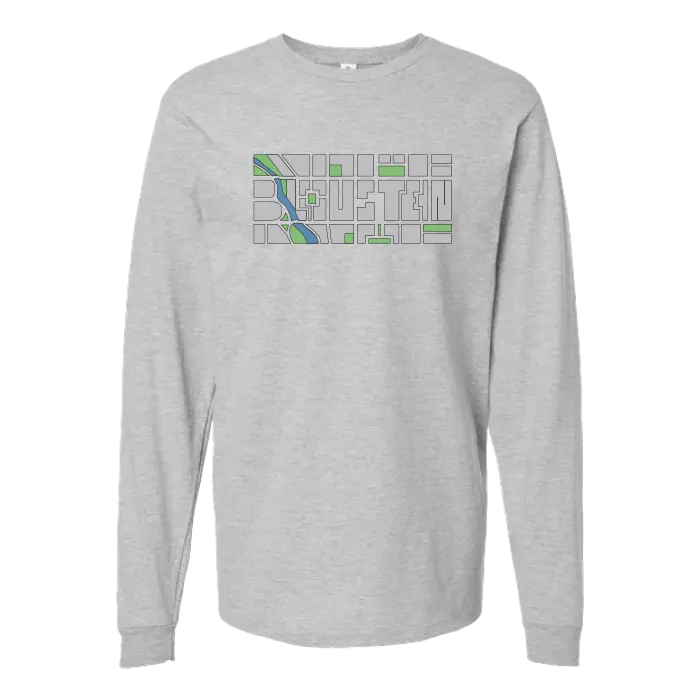 Long Sleeve Map T-Shirt Bloustein