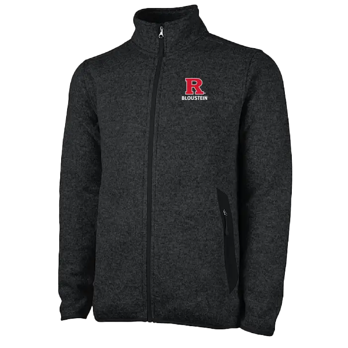 Men's Heathered Fleece Jacket Bloustein