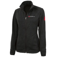 Women's Heathered Fleece Jacket Douglass College