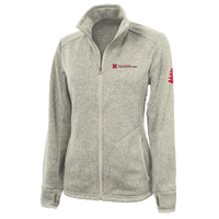 Women's Heathered Fleece Jacket Douglass College