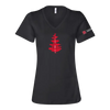 RU Women's Relaxed Jersey V-Neck Tee Douglass College
