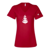 RU Women's Relaxed Jersey V-Neck Tee Douglass College