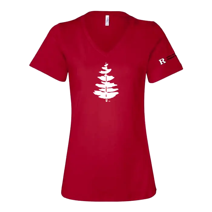 RU Women's Relaxed Jersey V-Neck Tee Douglass College