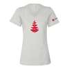 RU Women's Relaxed Jersey V-Neck Tee Douglass College