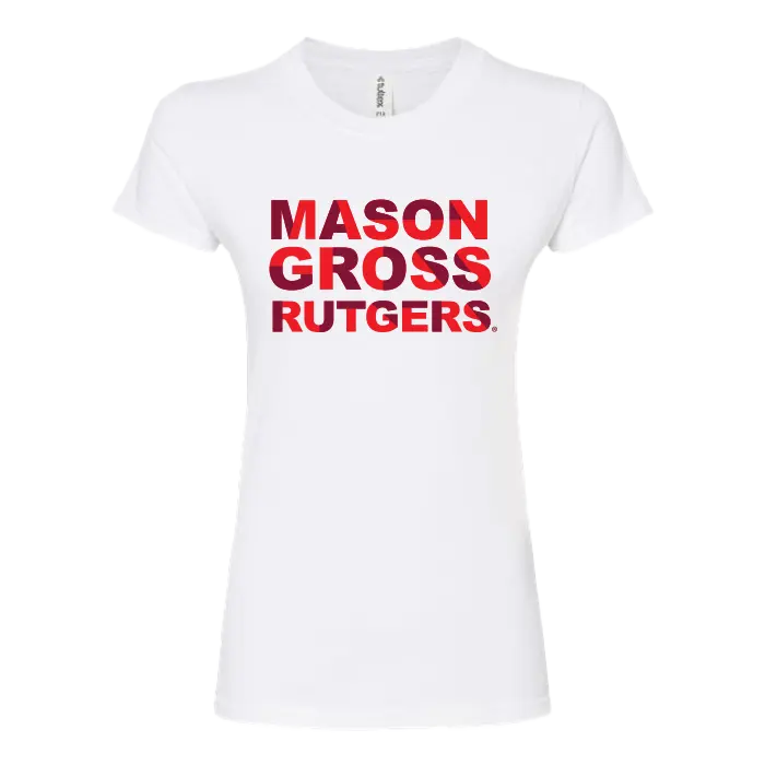RU Women's Slim Fit Fine Jersey T-Shirt Mason Gross School of Arts