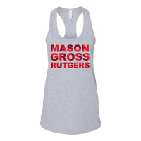 RU Women's Jersey Racerback Tank Mason Gross School of Arts