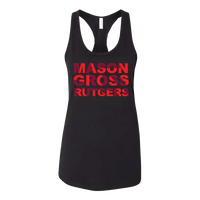 RU Women's Jersey Racerback Tank Mason Gross School of Arts