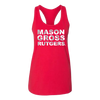 RU Women's Jersey Racerback Tank Mason Gross School of Arts