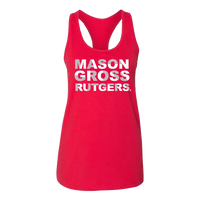 RU Women's Jersey Racerback Tank Mason Gross School of Arts