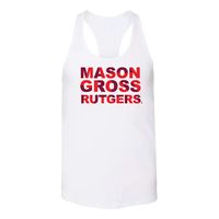 RU Women's Jersey Racerback Tank Mason Gross School of Arts