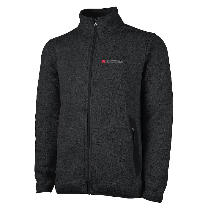 Men's Heathered Fleece Jacket Mason Gross School of Arts