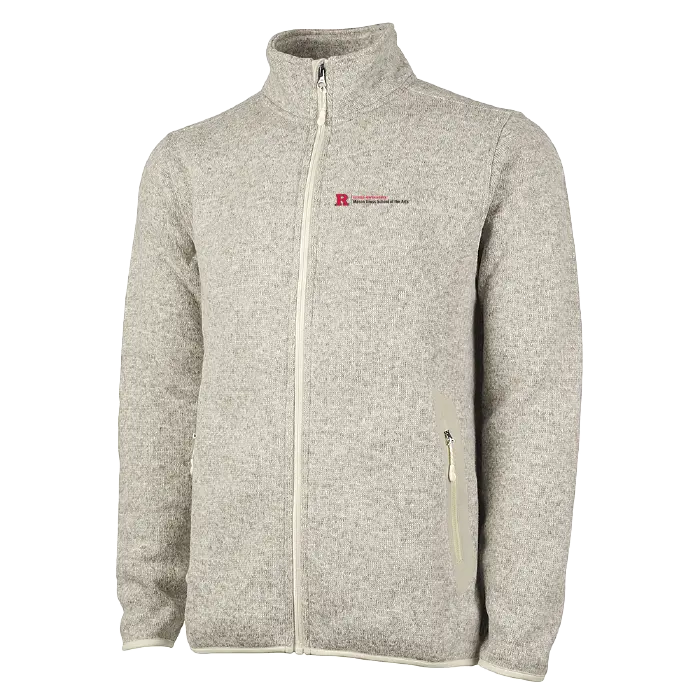 Men's Heathered Fleece Jacket Mason Gross School of Arts