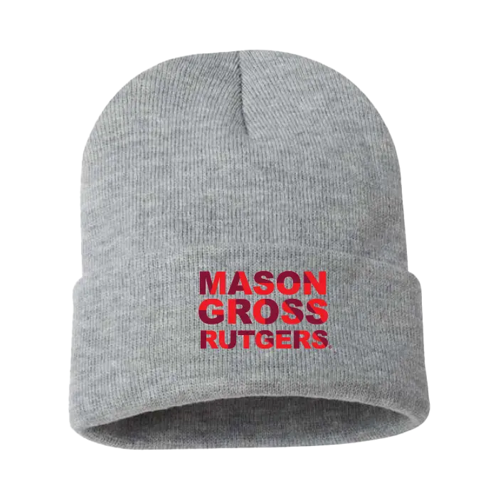 RU Cuffed Beanie Mason Gross School of Arts