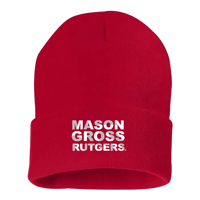 RU Cuffed Beanie Mason Gross School of Arts