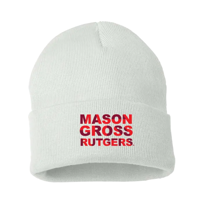 RU Cuffed Beanie Mason Gross School of Arts