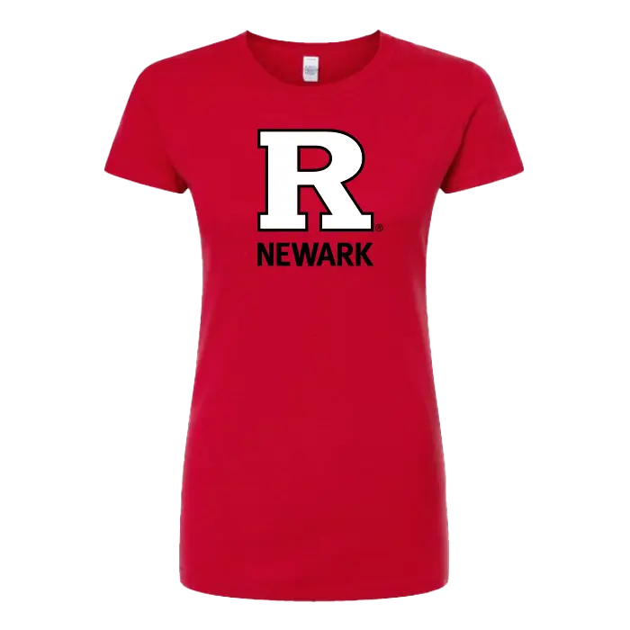 RU Newark Spirit Women's Slim Fit Fine Jersey T-Shirt Newark Athletics