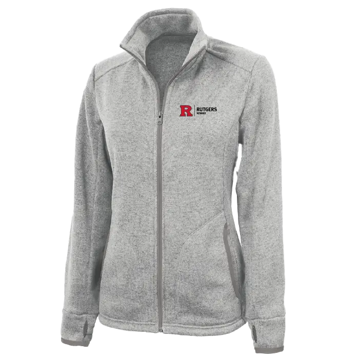 Women's Heathered Fleece Jacket Newark Athletics