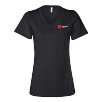 RU Newark Women's Relaxed Jersey V-Neck Tee Newark Athletics