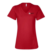 RU Newark Women's Relaxed Jersey V-Neck Tee Newark Athletics