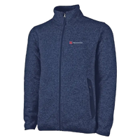 Men's Heathered Fleece Jacket Business