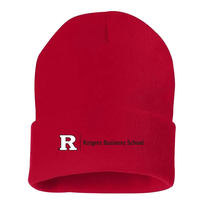 RU Cuffed Beanie Business