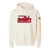 NJ Rutgers Fleece Hooded Sweatshirt Retro