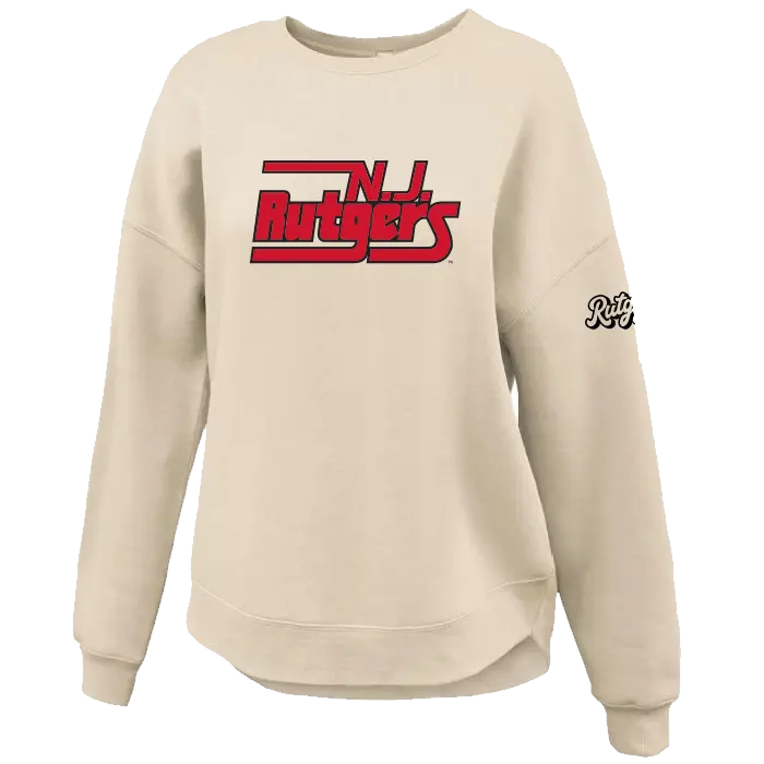 NJ Rutgers Curve bottom crew Retro