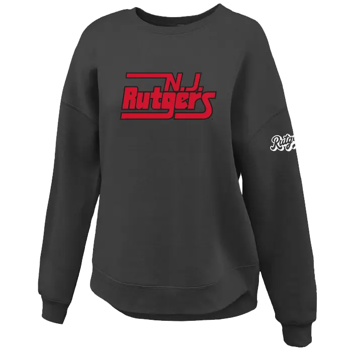 NJ Rutgers Curve bottom crew Retro