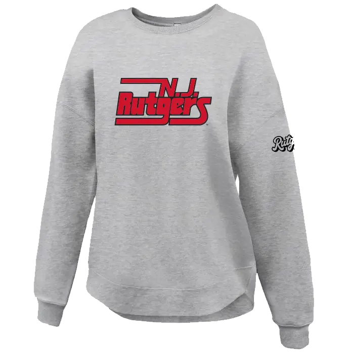 NJ Rutgers Curve bottom crew Retro