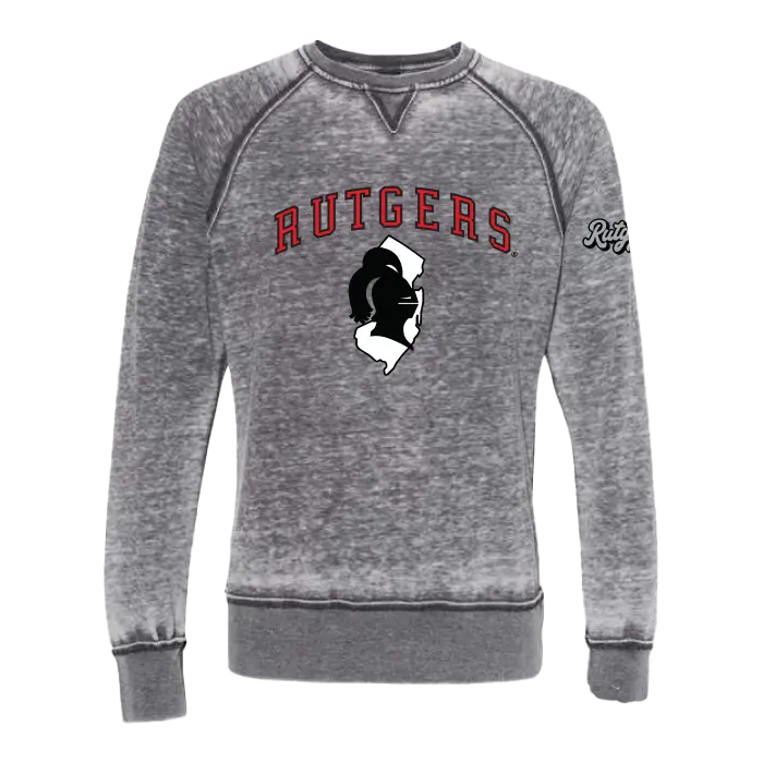 NJ Knight Vintage Fleece Crewneck Sweatshirt Retro