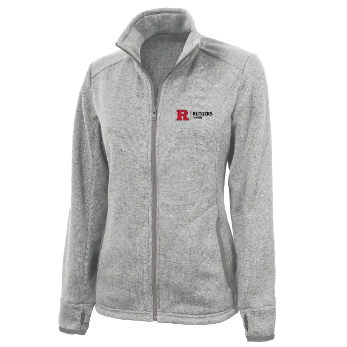 Women's Heathered Fleece Jacket Camden Athletics