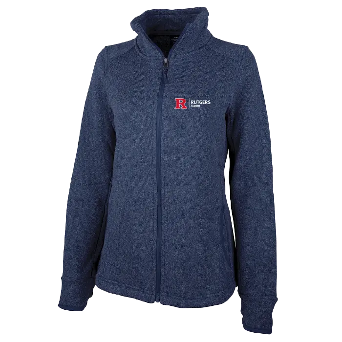 Women's Heathered Fleece Jacket Camden Athletics