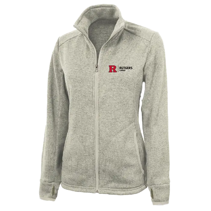 Women's Heathered Fleece Jacket Camden Athletics