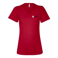 RU Women's Relaxed Jersey V-Neck Tee Camden Athletics