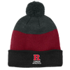 Cozy Striped Pom Beanie Camden Athletics